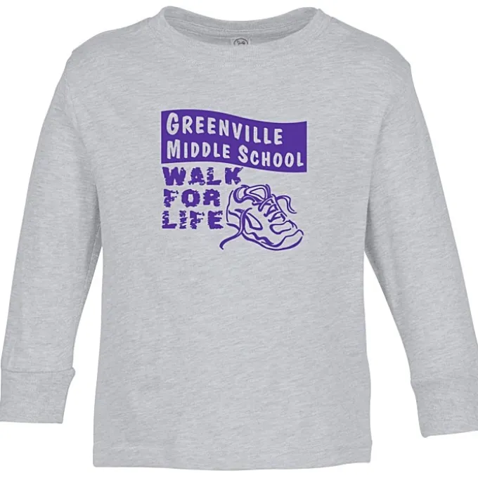 Rabbit Skins Fine Jersey Long Sleeve T-Shirt - Toddler