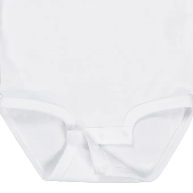 Rabbit Skins Infant Onesie - White - Embroidered