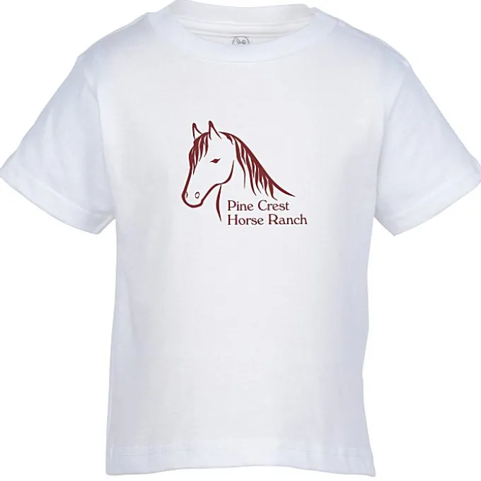 Rabbit Skins Jersey T-Shirt - Toddler - White
