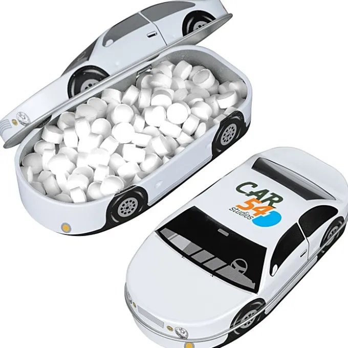 Race Car Mint Tin - White - 24 hr