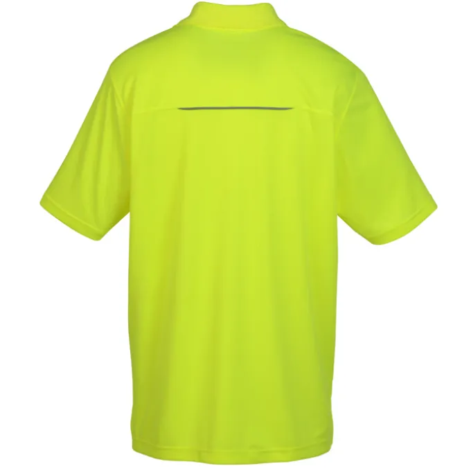 Radiant Reflective Accent Performance Polo - Men's