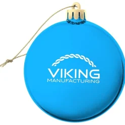 Radiant Round Flat Ornament
