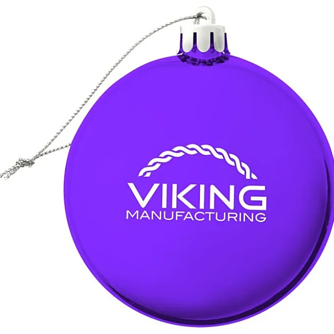 Radiant Round Flat Ornament