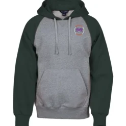 Raglan Colorblock Sport Hoodie - Embroidered