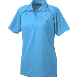 Raglan Sleeve Polo with Piping - Ladies'