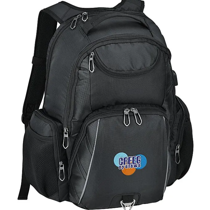 Rainier 17-inch Laptop Backpack - Embroidered