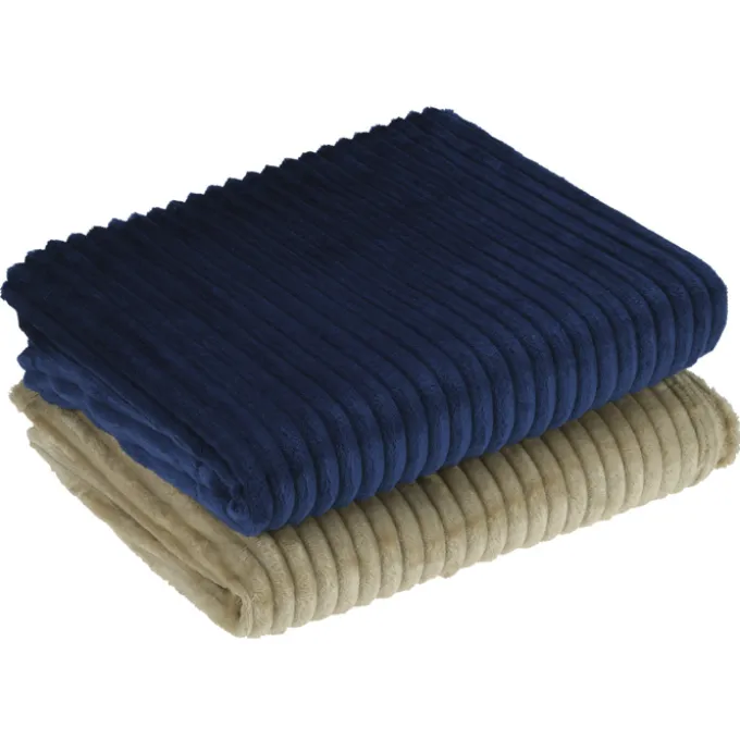 Raleigh Ribbed Plush Blanket