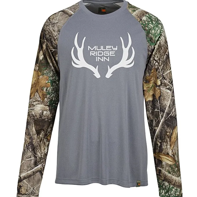 Realtree Colorblock Performance Long Sleeve T-Shirt