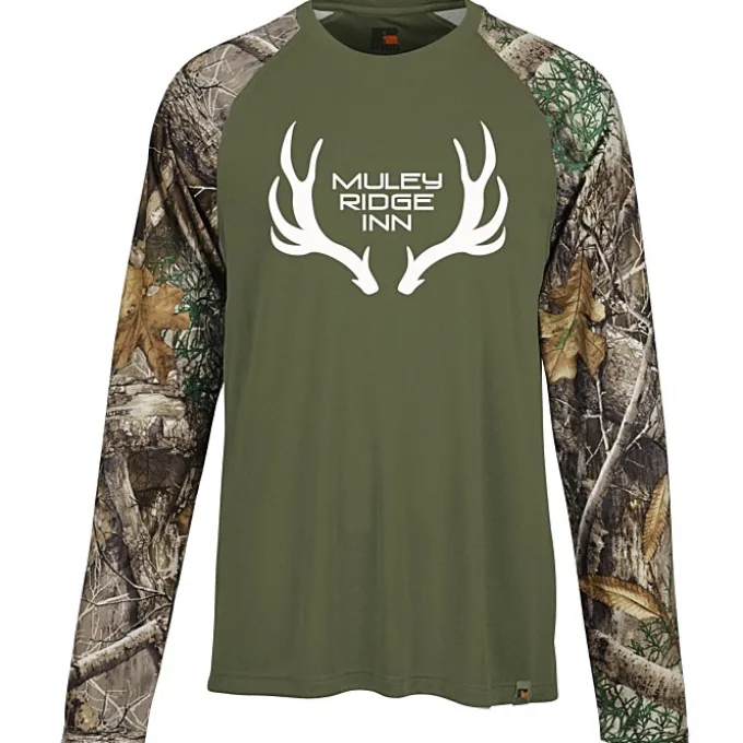 Realtree Colorblock Performance Long Sleeve T-Shirt