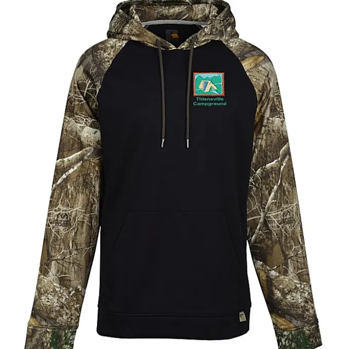 Realtree Performance Colorblock Pullover Hoodie