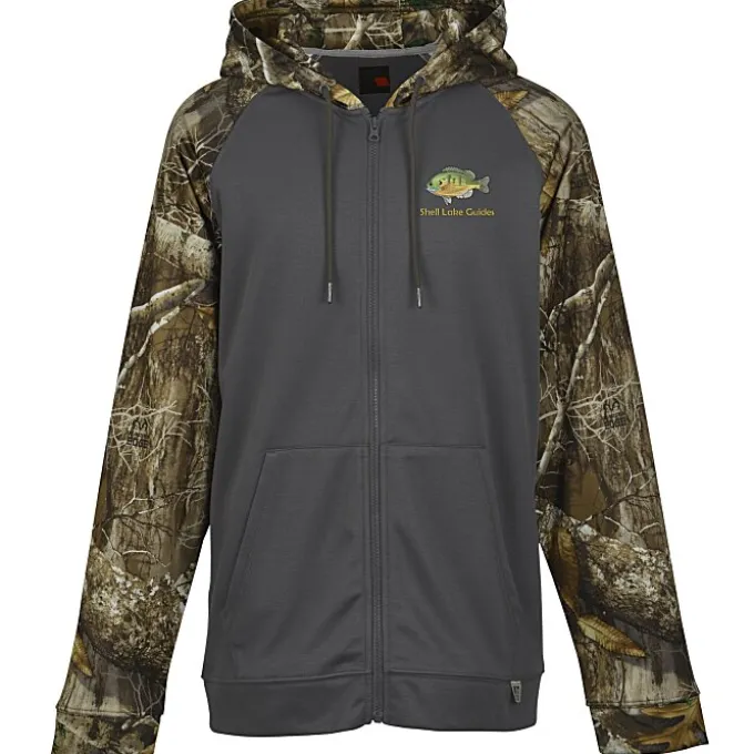 Realtree Performance Colorblock Full-Zip Hoodie