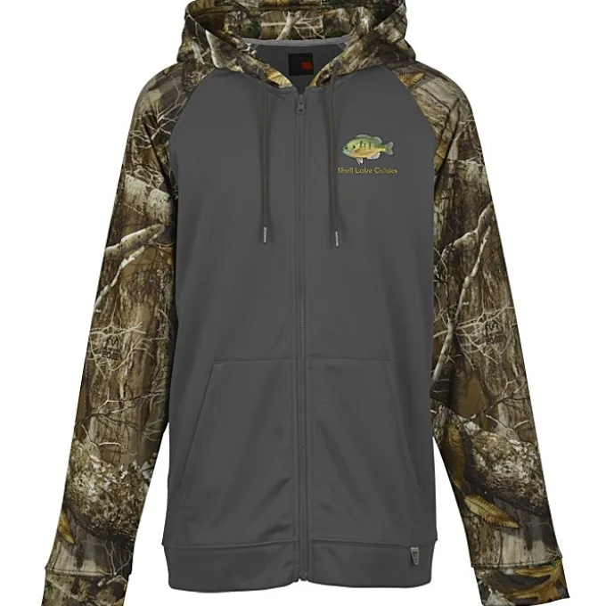 Realtree Performance Colorblock Full-Zip Hoodie