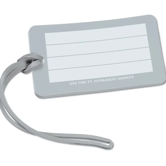 Rectangle Luggage Tag - 2 inches x 3 1/2 inches - Opaque