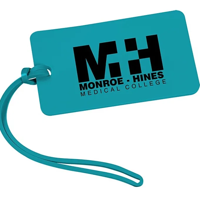 Rectangle Luggage Tag - 2 inches x 3 1/2 inches - Opaque