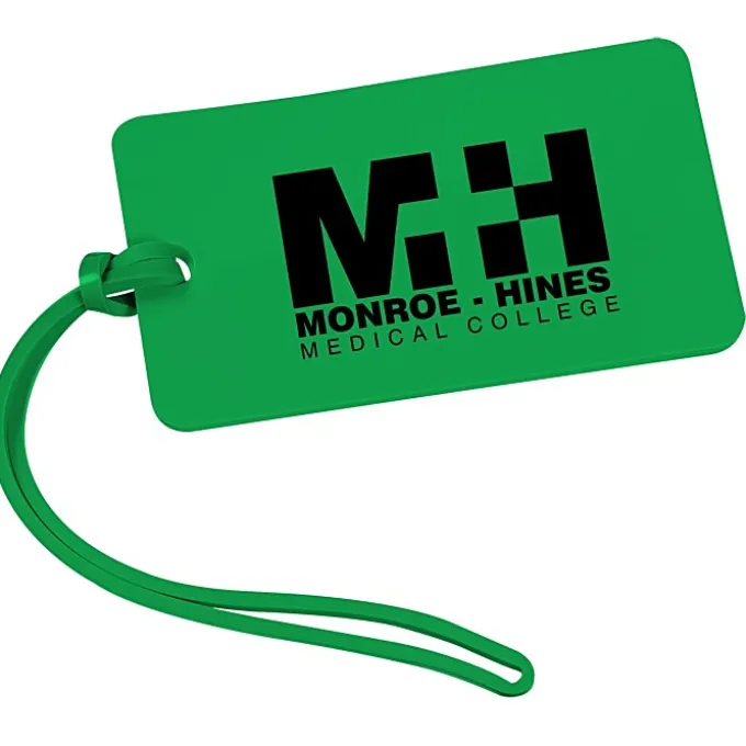 Rectangle Luggage Tag - 2 inches x 3 1/2 inches - Opaque