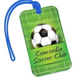 Rectangle Luggage Tag - 2 inches x 3 1/2 inches - Opaque - Full Color
