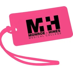 Rectangle Luggage Tag - 2 inches x 3 1/2 inches - Translucent