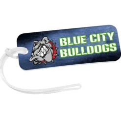 Rectangle Luggage Tag - 1 1/2 inches x 4 inches - Opaque - Full Color
