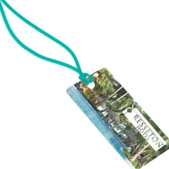 Rectangle POLYspectrum Bag Tag - 2 inches x 4 inches - Translucent
