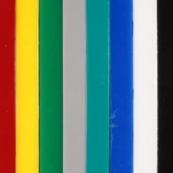 Rectangle POLYspectrum Bag Tag - 3 inches x 5 inches - Opaque