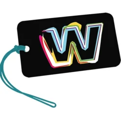 Rectangle POLYspectrum Bag Tag - 3 inches x 5 inches - Opaque