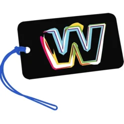 Rectangle POLYspectrum Bag Tag - 3 inches x 5 inches - Opaque
