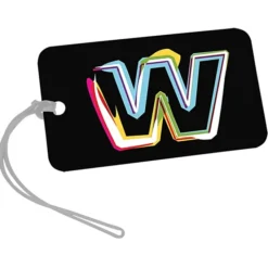 Rectangle POLYspectrum Bag Tag - 3 inches x 5 inches - Opaque