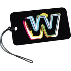 Rectangle POLYspectrum Bag Tag - 3 inches x 5 inches - Opaque