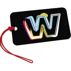 Rectangle POLYspectrum Bag Tag - 3 inches x 5 inches - Opaque