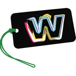 Rectangle POLYspectrum Bag Tag - 3 inches x 5 inches - Opaque