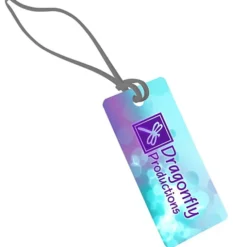 Rectangle POLYspectrum Bag Tag - 2 inches x 4 inches - Opaque