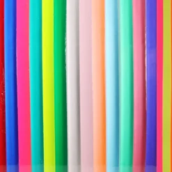 Rectangle POLYspectrum Bag Tag - 3 inches x 5 inches - Translucent