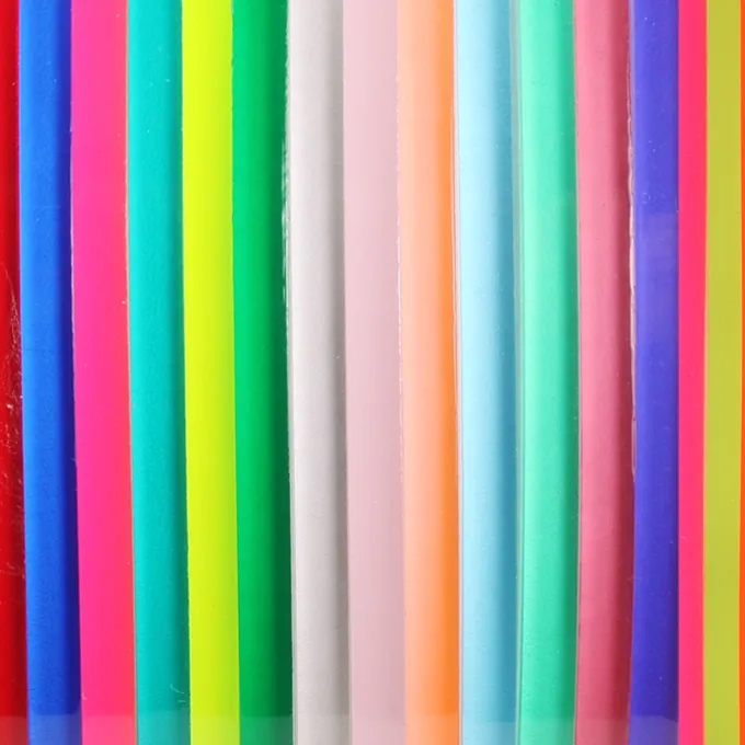 Rectangle POLYspectrum Bag Tag - 3 inches x 5 inches - Translucent