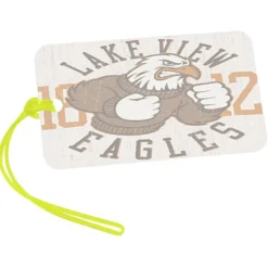 Rectangle POLYspectrum Bag Tag - 3 inches x 5 inches - Translucent