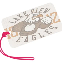 Rectangle POLYspectrum Bag Tag - 3 inches x 5 inches - Translucent