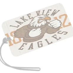 Rectangle POLYspectrum Bag Tag - 3 inches x 5 inches - Translucent