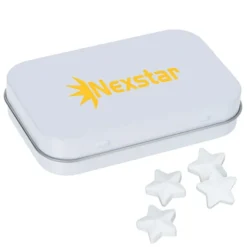 Rectangular Tin with Shaped Mints - Star