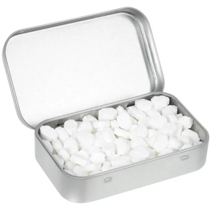 Rectangular Tin with Shaped Mints - Dollar Sign