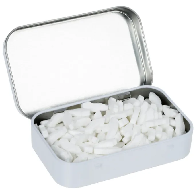 Rectangular Tin with Shaped Mints - Car