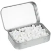 Rectangular Tin with Shaped Mints - Ribbon