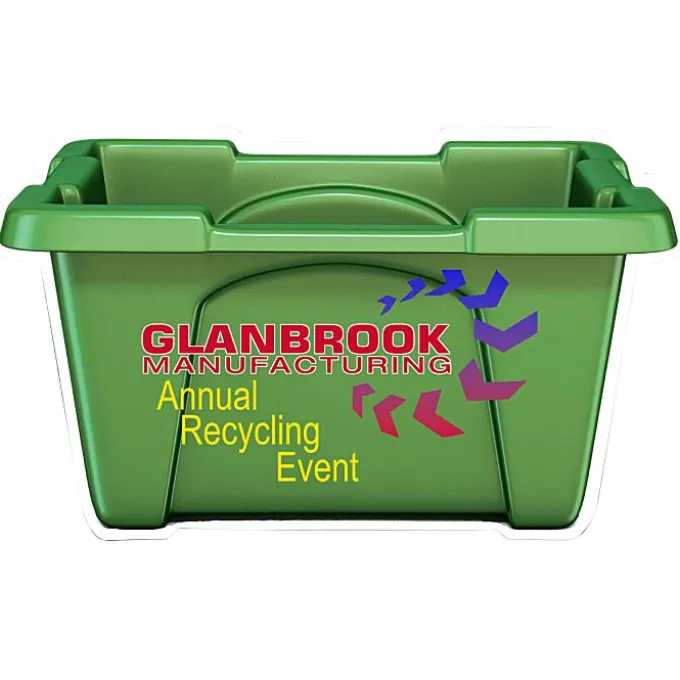 Recycle Bin Container Magnet - 30 mil