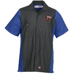 Red Kap Mechanic Crew Short Sleeve Colorblock Shirt