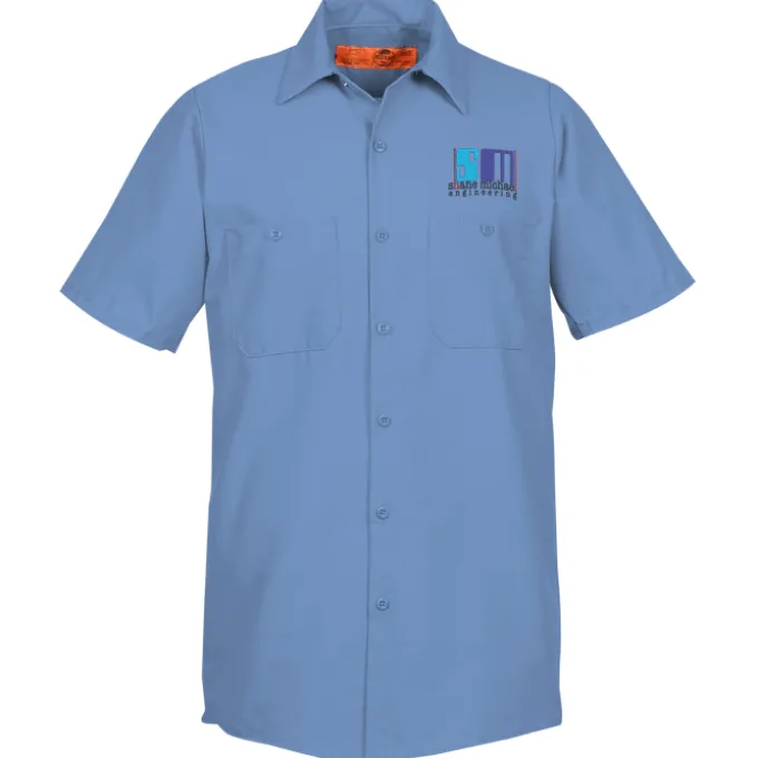 Red Kap Technician Short Sleeve Work Shirt