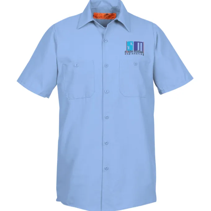Red Kap Technician Short Sleeve Work Shirt