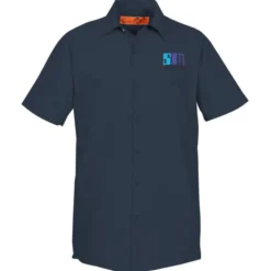 Red Kap Technician Short Sleeve Work Shirt