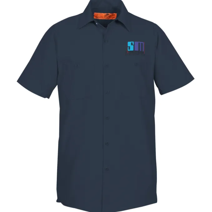 Red Kap Technician Short Sleeve Work Shirt