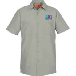 Red Kap Technician Short Sleeve Work Shirt