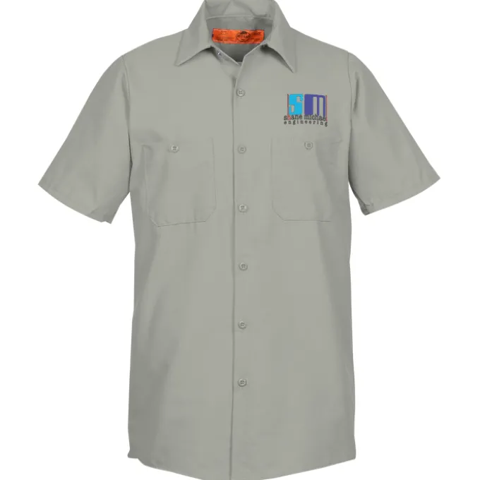 Red Kap Technician Short Sleeve Work Shirt
