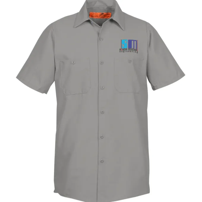 Red Kap Technician Short Sleeve Work Shirt