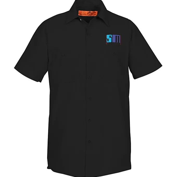 Red Kap Technician Short Sleeve Work Shirt - 24 hr